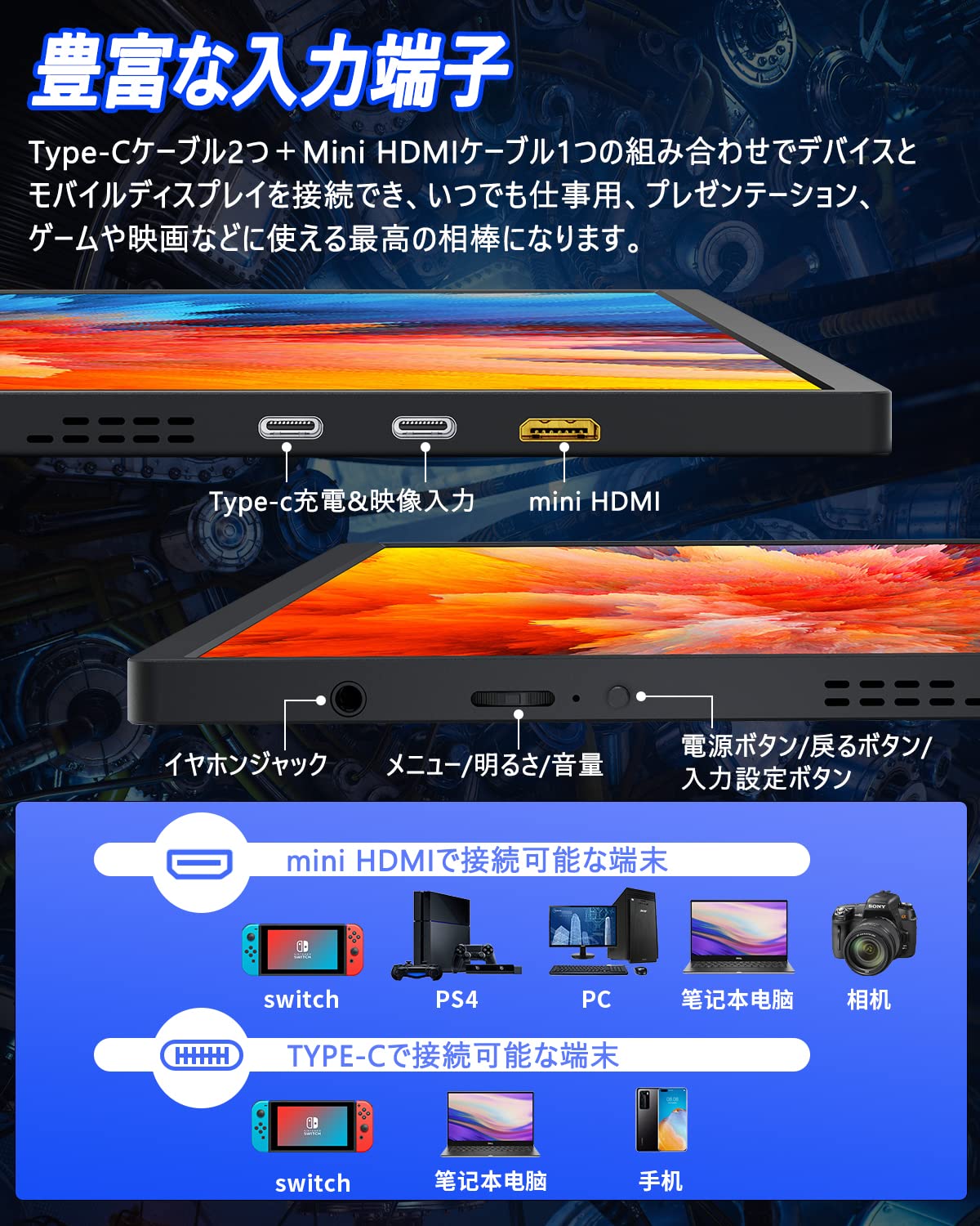 Amazon.co.jp: Eletoker: モバイルモニター